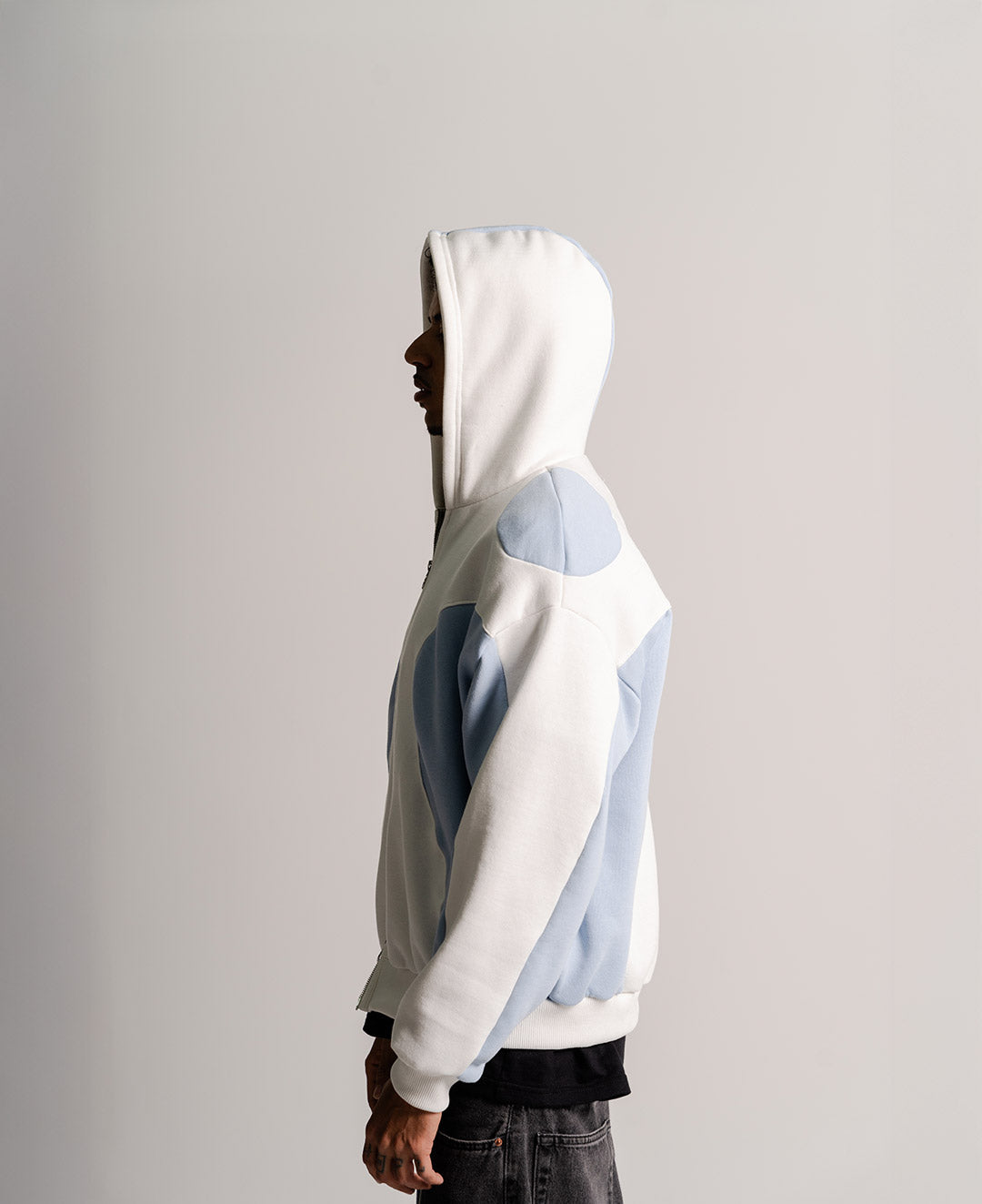 MOLETOM ONTHECURVE ZIP OFF BLUE
