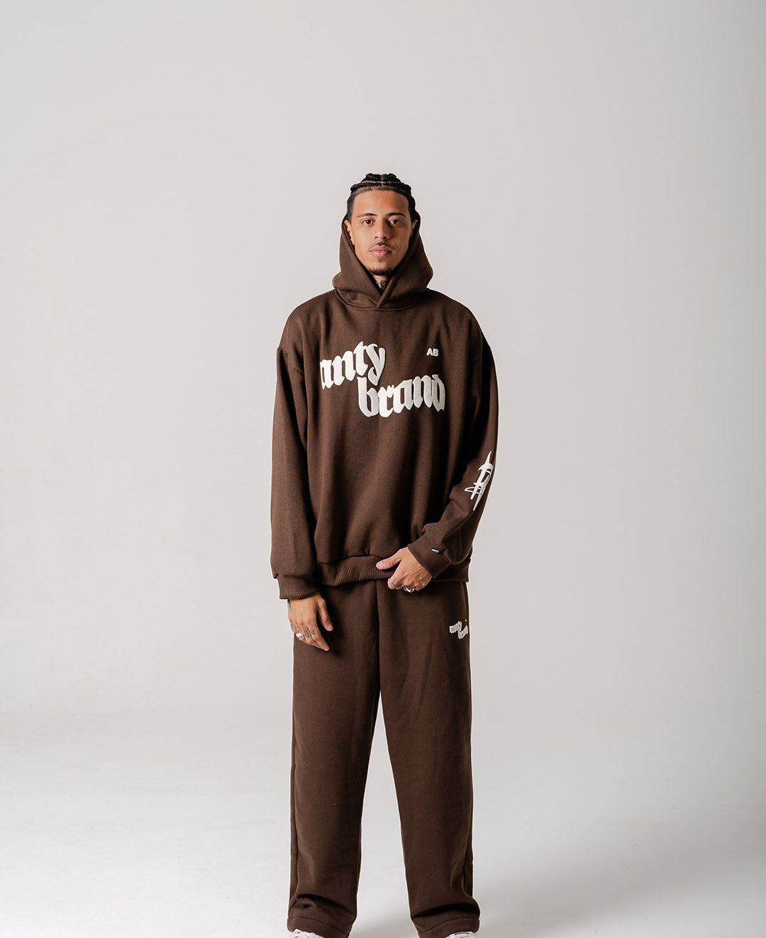 CALÇA AB PUFF BROWN