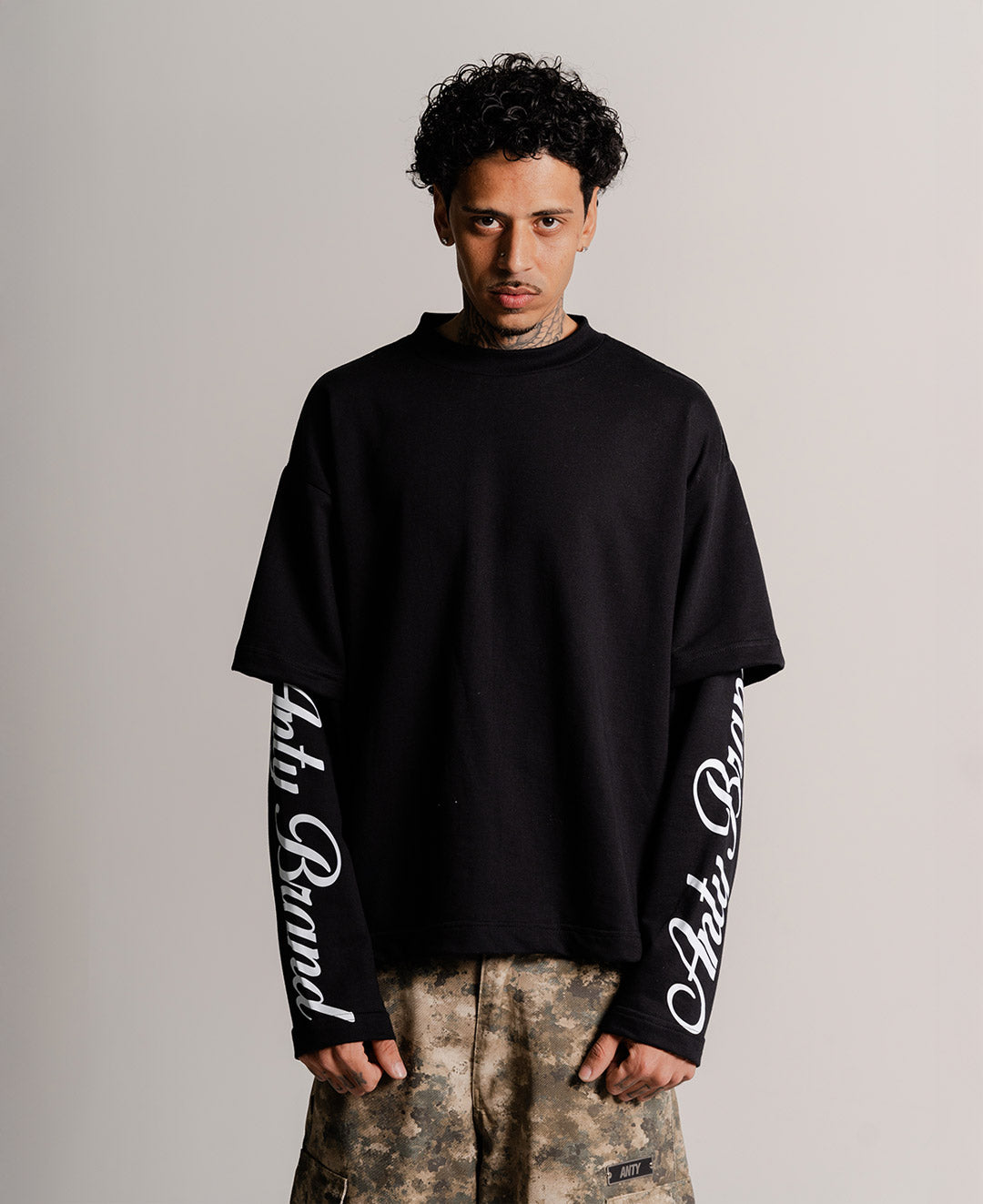 CAMISETA ANTY LAYERED BLACK