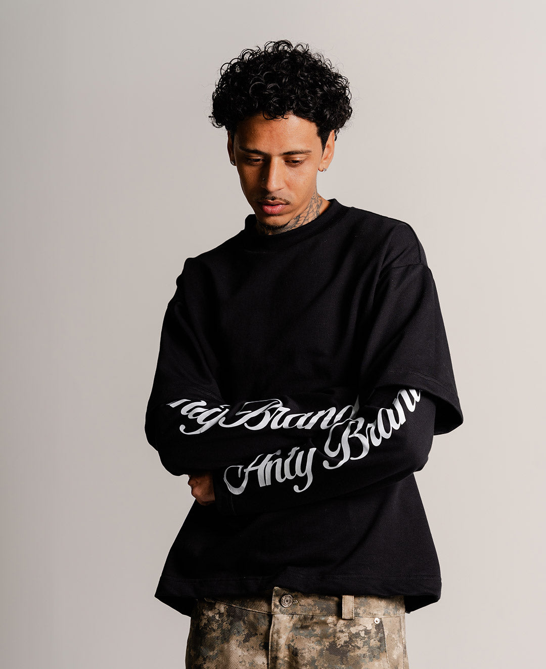 CAMISETA ANTY LAYERED BLACK