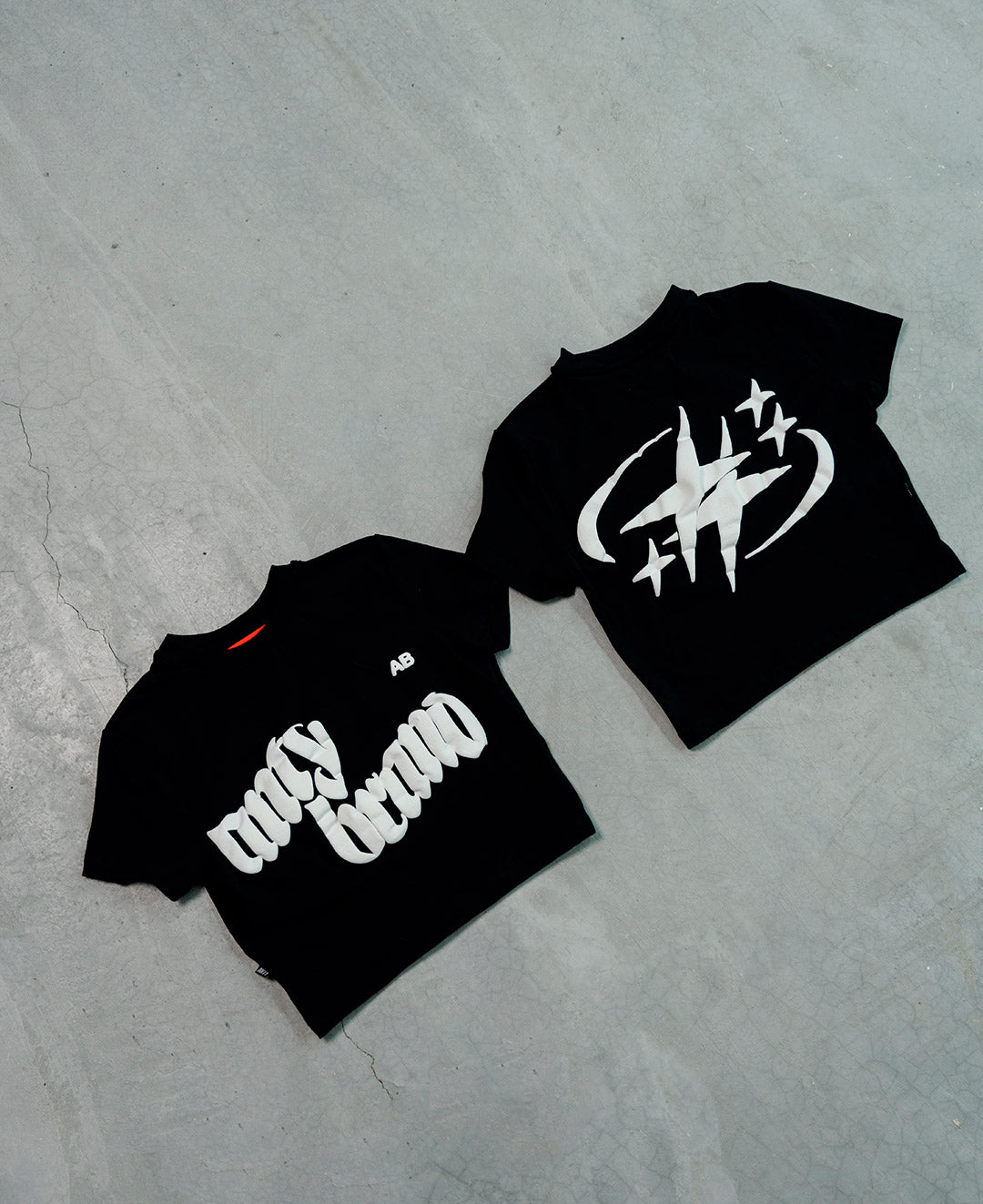 BABY TEE AB GALAXY BLACK