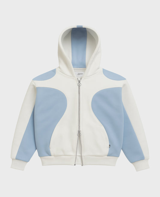 MOLETOM ONTHECURVE ZIP OFF BLUE